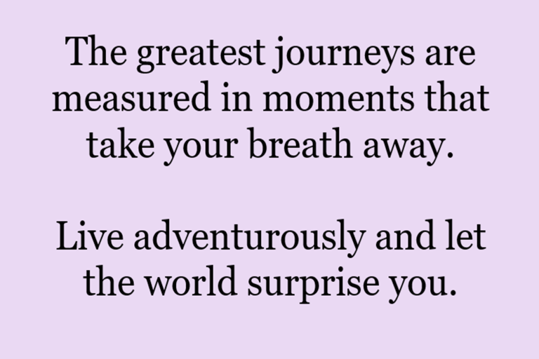Adventurously 1